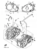 CARTER MOTEUR pour Yamaha XTK 25KW 1994