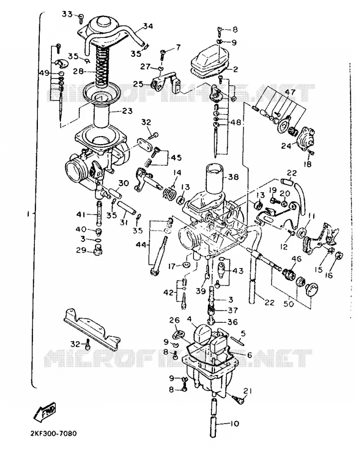 CARBURATEUR Yamaha MOTO 600 1987 XT  XT600N
