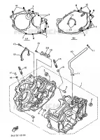 CARTER MOTEUR pour Yamaha XTZ 1988