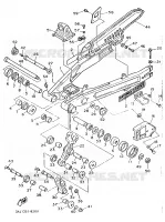 BRAS ARRIERE pour Yamaha XTZ 1988