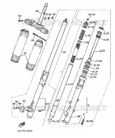 FOURCHE pour Yamaha XTZ 1988