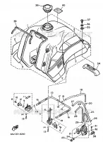 RESERVOIR A ESSENCE pour Yamaha XTZ 1988