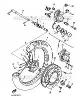 ROUE AVANT pour Yamaha XTZ 1988