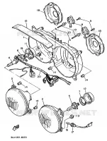 PHARE  pour Yamaha XTZ 1988