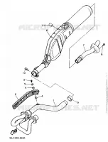 ALTERNATIVE MOTEUR  pour Yamaha XTZ 1988