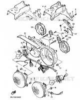 ELECTRIQUE   CADRE pour Yamaha XTZ 1988