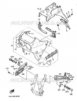 ELECTRIQUE   CADRE pour Yamaha XTZ 1988