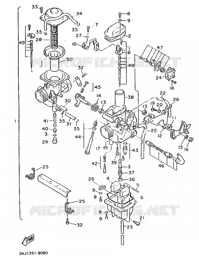 CARBURATEUR Yamaha MOTO 600 1989 XTZ  XT600Z