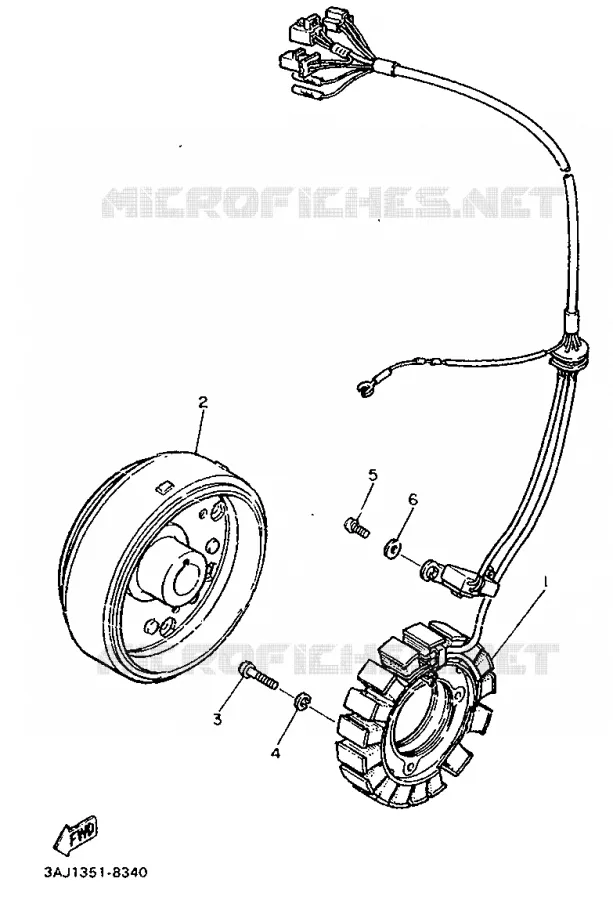ALLUMAGE Yamaha MOTO 600 1989 XTZ  XT600Z