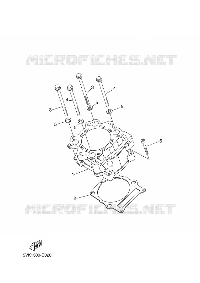 CYLINDRE Yamaha MOTO 660 2005 XTR  XT660R