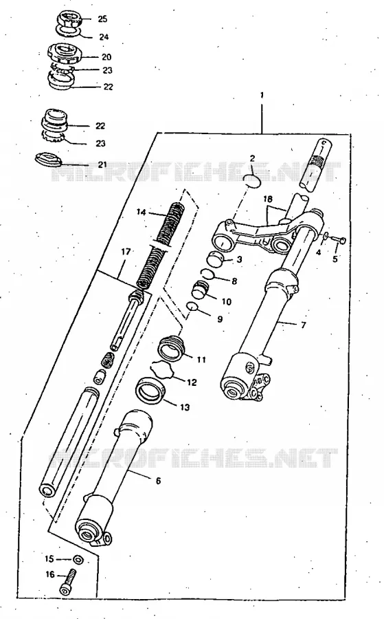 FOURCHE Yamaha SCOOTER 50 1997 ROCKET  CW50RSP