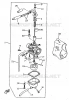 CARBURATEUR pour Yamaha BOOSTER 1997