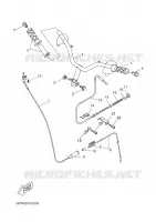 GUIDON ET CABLES pour Yamaha BW'S 2005