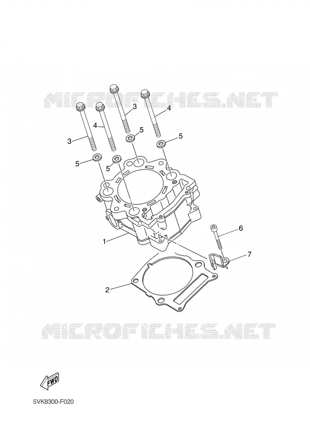 CYLINDRE Yamaha MOTO 660 2008 XTR  XT660R