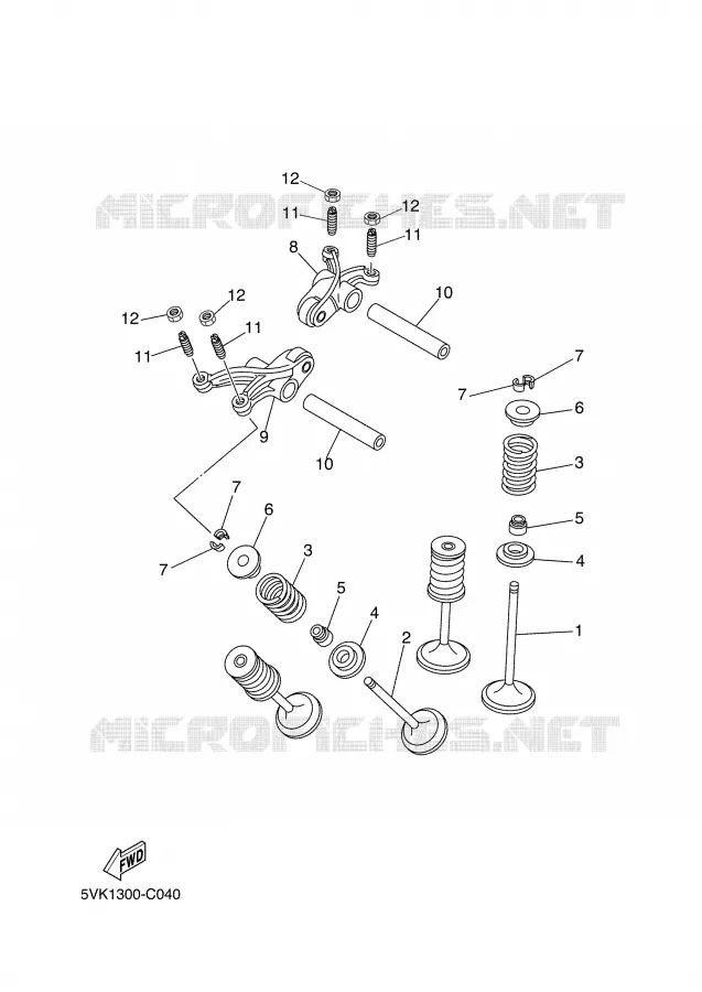 SOUPAPE Yamaha MOTO 660 2004 XTX  XT660X