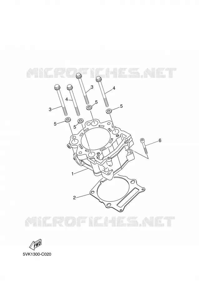 CYLINDRE Yamaha MOTO 660 2005 XTX  XT660X
