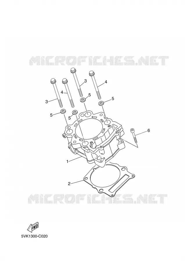 CYLINDRE Yamaha MOTO 660 2005 XTX  XT660X