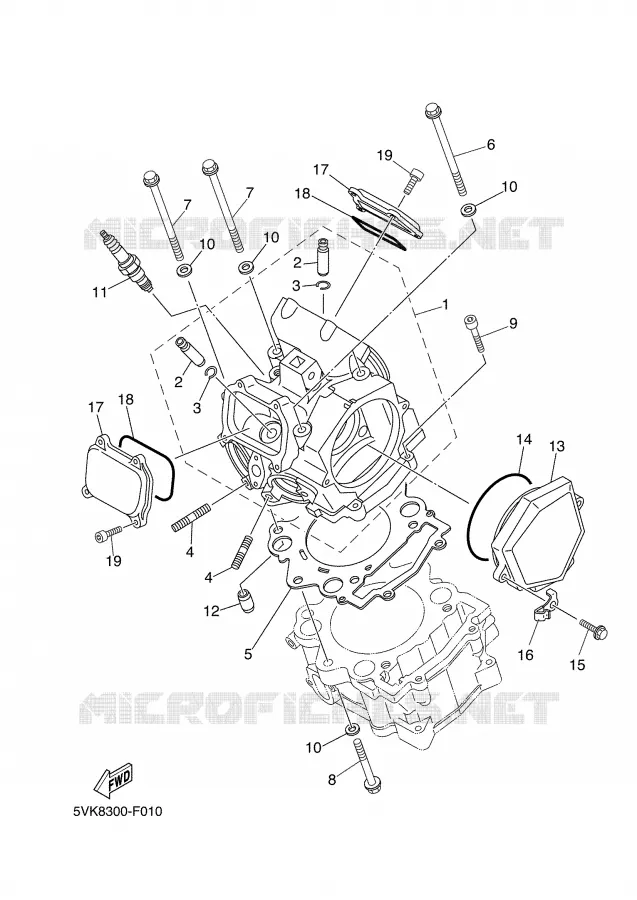 CULASSE Yamaha MOTO 660 2008 XTX  XT660X