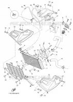 RADIATEUR / DURITES pour Yamaha TENERE 2008