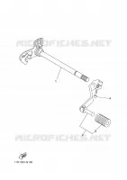 AXE DE SELECTEUR / PEDALE pour Yamaha TENERE 2008