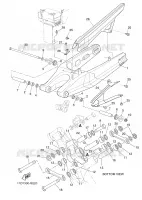 BRAS ARRIERE pour Yamaha TENERE 2008