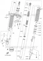 FOURCHE pour Yamaha TENERE 2008