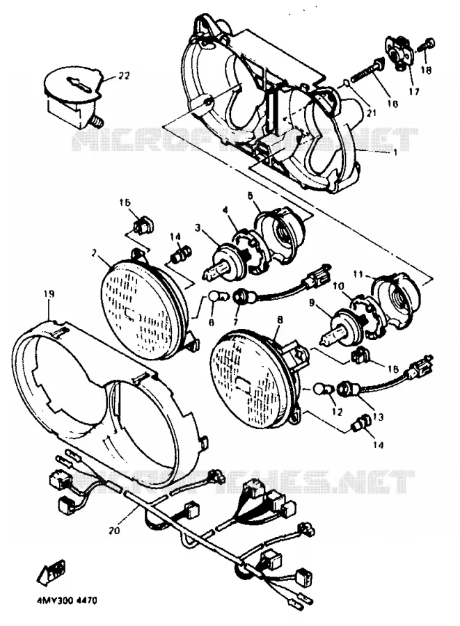 ALTERNATIVE ELECTRIQUE Yamaha MOTO 660 1996 TENERE  XTZ660