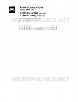 * CATALOG PREFACE * pour Yamaha TENERE 25KW 1994