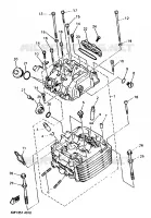 CULASSE pour Yamaha TENERE 25KW 1994