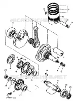 VILEBREQUIN / PISTON pour Yamaha TENERE 25KW 1994