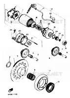 EMBRAYAGE DE DEMARREUR pour Yamaha TENERE 25KW 1994