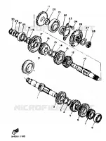 TRANSMISSION pour Yamaha TENERE 25KW 1994