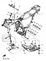 CADRE pour Yamaha TENERE 25KW 1994