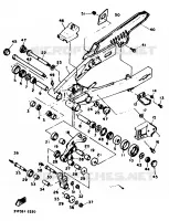 BRAS ARRIERE pour Yamaha TENERE 25KW 1994