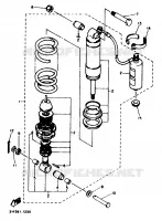 AMORTISSEUR ARRIERE pour Yamaha TENERE 25KW 1994