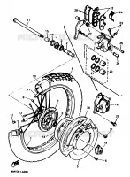 ROUE AVANT pour Yamaha TENERE 25KW 1994