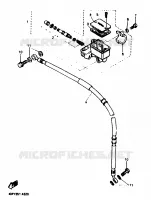 MAITRE CYLINDRE AVANT pour Yamaha TENERE 25KW 1994