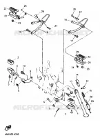 SUPPORT / REPOSE PIEDS pour Yamaha TENERE 25KW 1994