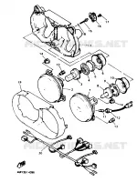PHARE  pour Yamaha TENERE 25KW 1994