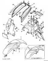 GARDE BOUE pour Yamaha SUPERTENERE 1989