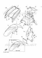 GARDE BOUE pour Yamaha SUPERTENERE 1989