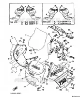 CARENAGES 1  pour Yamaha SUPERTENERE 1989