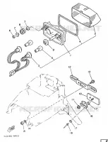 FEU ARRIERE pour Yamaha SUPERTENERE 1989