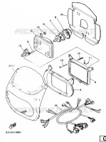 PIÈCES OPTIONNELLES pour Yamaha SUPERTENERE 1989