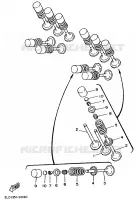 SOUPAPE pour Yamaha SUPERTENERE 1989
