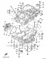 CARTER MOTEUR pour Yamaha SUPERTENERE 1989