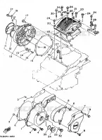 CARTER   MOTEUR 1 pour Yamaha SUPERTENERE 1989
