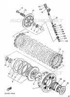 EMBRAYAGE DE DEMARREUR pour Yamaha SUPERTENERE 1989