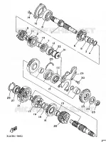 TRANSMISSION pour Yamaha SUPERTENERE 1989