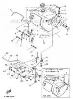 RESERVOIR A ESSENCE pour Yamaha SUPERTENERE 1989